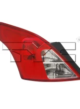 TYC Genera CAPA Certified Tail Light Assembly Nissan Versa Left 2012-2019                                     - 11-6402-00-9 - Image 3