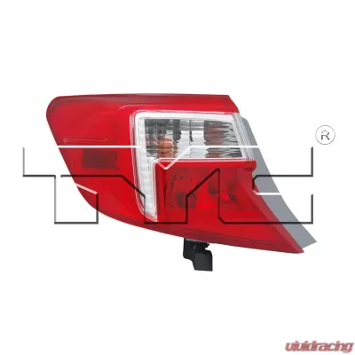 TYC Genera CAPA Certified Tail Light Assembly Toyota Camry Left Outer 2012-2014 - 11-6412-00-9
