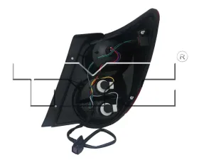 TYC Genera CAPA Certified Tail Light Assembly Chevrolet Sonic Left 2012-2016