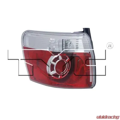 TYC Genera CAPA Certified Tail Light Assembly GMC Acadia Left Outer 2007-2012 - 11-6430-00-9