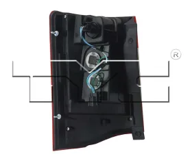 TYC Genera CAPA Certified Tail Light Assembly Chrysler Town & Country Left 2011-2016