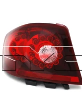 TYC Genera CAPA Certified Tail Light Assembly Dodge Avenger Left 2011-2014                                     - 11-6438-00-9 - Image 2
