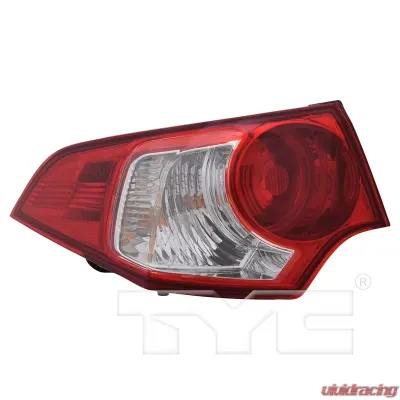 TYC Genera CAPA Certified Tail Light Assembly Acura TSX Left Outer 2009-2010 - 11-6452-00-9