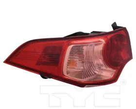 TYC Genera CAPA Certified Tail Light Assembly Acura TSX Left Outer 2011-2014