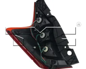 TYC Genera Tail Light Assembly Nissan Versa Note Right 2014-2019