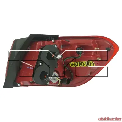 TYC Genera CAPA Certified Tail Light Assembly Kia Sorento Left Outer 2016-2018 - 11-6780-00-9