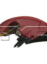 TYC Genera CAPA Certified Tail Light Assembly Kia Sorento Left Outer 2016-2018                                     - 11-6780-00-9 - Image 3