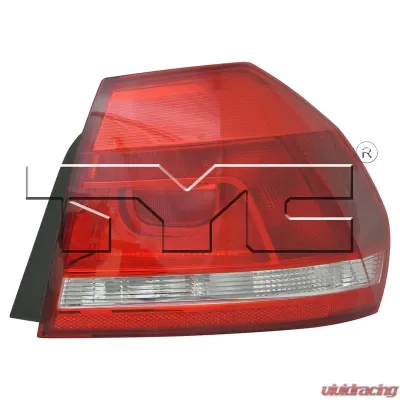 TYC Genera CAPA Certified Tail Light Assembly Volkswagen Passat Right Outer 2012-2015 - 11-6801-00-9