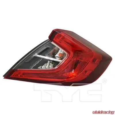 TYC Genera CAPA Certified Tail Light Assembly Honda Civic Right Outer 2016-2021 - 11-6877-00-9