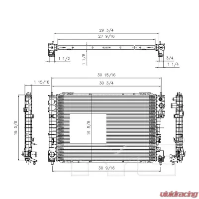 TYC Genera Radiator Assembly - 13041