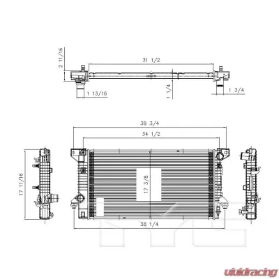 TYC Genera Radiator Assembly - 13046