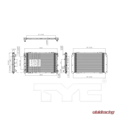 TYC Genera Radiator Assembly - 13067