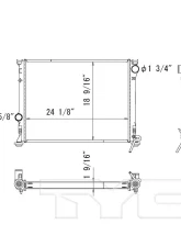 TYC Genera Radiator Assembly                                     - 13158 - Image 3