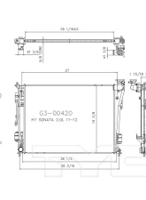 TYC Genera Radiator Assembly                                     - 13189 - Image 3
