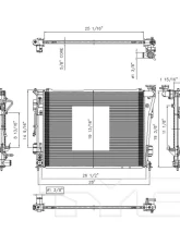 TYC Genera Radiator Assembly                                     - 13191 - Image 3