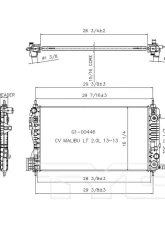 TYC Genera Radiator Assembly                                     - 13332 - Image 3