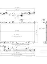 TYC Genera Radiator Assembly Mazda Mazda 6 2011-2013 2.5L 4-Cyl                                     - 13389 - Image 3