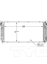 TYC Genera Radiator Assembly                                     - 13397 - Image 3