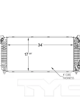 TYC Genera Radiator Assembly                                     - 13398 - Image 3