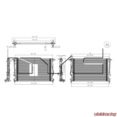 TYC Genera Radiator Assembly Jeep Cherokee 2014-2018 Automatic - 13401