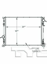 TYC Genera Radiator Assembly                                     - 13512 - Image 3