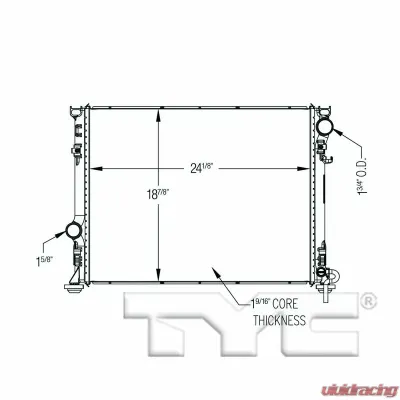 TYC Genera Radiator Assembly - 13512