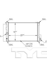 TYC Genera Radiator Assembly                                     - 13552 - Image 3