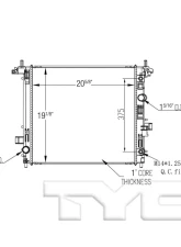 TYC Genera Radiator Assembly                                     - 13589 - Image 3