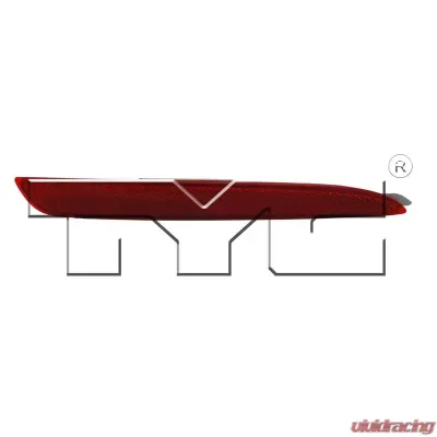 TYC Genera CAPA Certified Reflector Assembly Mazda Mazda 3 Rear Left 2010-2013 - 17-0271-00-9