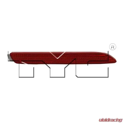 TYC Genera CAPA Certified Reflector Assembly Rear Left - 17-5280-00-9