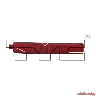 TYC Genera CAPA Certified Reflector Assembly - 17-5299-00-9