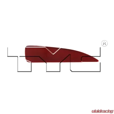 TYC Genera CAPA Certified Reflector Assembly Toyota Yaris Rear Left 2012-2014 - 17-5306-00-9
