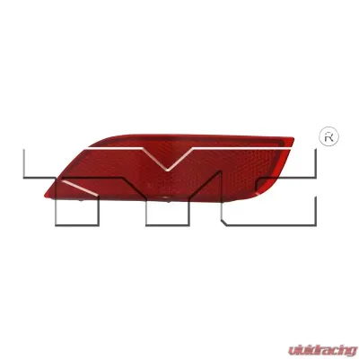 TYC Genera Reflector Assembly Subaru Rear Left - 17-5332-00