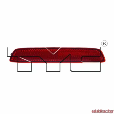 TYC Genera CAPA Certified Reflector Assembly Rear Left - 17-5382-00-9