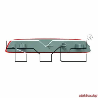 TYC Genera CAPA Certified Reflector Assembly Rear Left - 17-5382-00-9