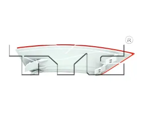 TYC Genera CAPA Certified Reflector Assembly Ford Escape Rear Right 2013-2019
