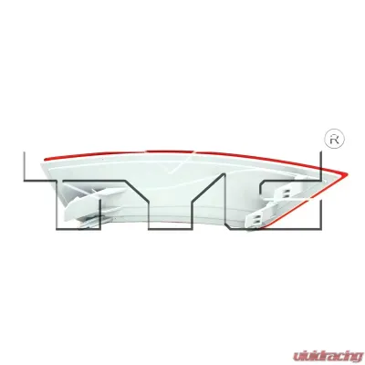 TYC Genera CAPA Certified Reflector Assembly Ford Escape Rear Right 2013-2019 - 17-5391-00-9