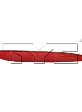 TYC Genera CAPA Certified Reflector Assembly Hyundai Elantra Rear Right 2013-2014                                     - 17-5415-00-9 - Image 3
