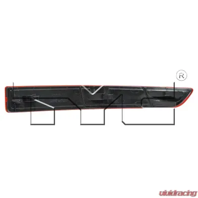 TYC Genera CAPA Certified Reflector Assembly Volkswagen Jetta Rear Left 2015-2018 - 17-5570-00-9