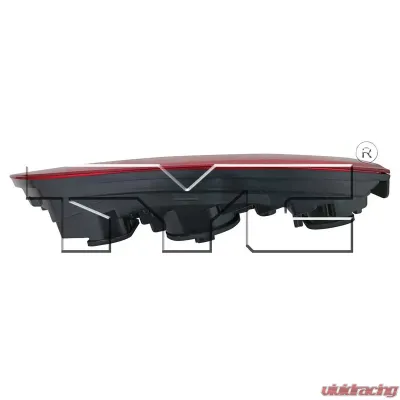 TYC Genera CAPA Certified Tail Light Assembly Honda Pilot Left Inner 2016-2018 - 17-5596-00-9