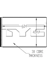 TYC Genera Turbocharger Intercooler                                     - 18010 - Image 2