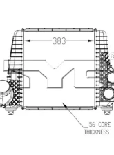 TYC Genera Turbocharger Intercooler Ford Raptor 2011-2012 3.5L V6                                     - 18013 - Image 2