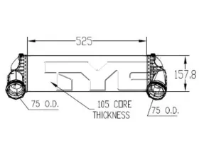 TYC Genera Turbocharger Intercooler BMW
