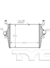 TYC Genera Turbocharger Intercooler Ford 6.0L V8                                     - 18033 - Image 2