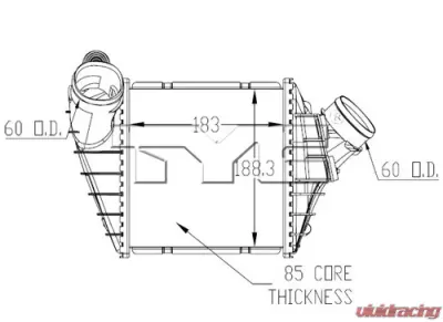 TYC Genera Turbocharger Intercooler Volkswagen Beetle - 18034