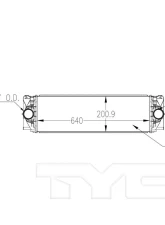 TYC Genera Turbocharger Intercooler Mercedes-Benz 3.0L V6                                     - 18074 - Image 4
