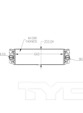 TYC Genera Turbocharger Intercooler Mercedes-Benz                                     - 18080 - Image 4