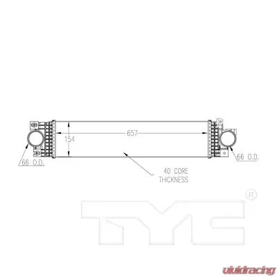 TYC Genera Turbocharger Intercooler - 18084