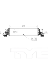 TYC Genera Turbocharger Intercooler                                     - 18085 - Image 4