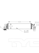 TYC Genera Turbocharger Intercooler                                     - 18087 - Image 3